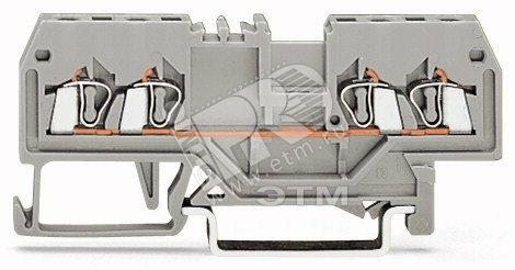 Фото №2 Клемма 4-проводная проходная (279-832)