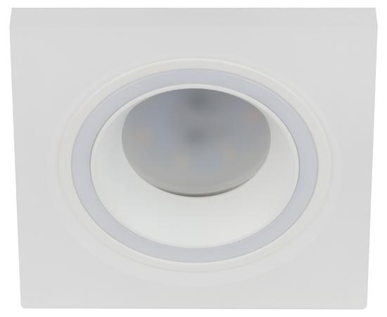 Фото №4 Встраиваемый светильник декоративный DK91 WH MR16/GU5.3 белый ЭРА (Б0054360)