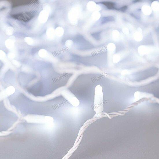 Фото №2 Гирлянда светодиодная декоративная ARD-STRING-CLASSIC-10000-WHITE-100LED-MILK-FLASH White (230V, 7W) (ARDCL, IP65) (031203)