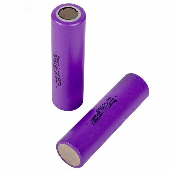 Фото №2 Аккумулятор 18650 protected с защитой Li-ion 2800 mAH 3.7 В (etm30-2030)