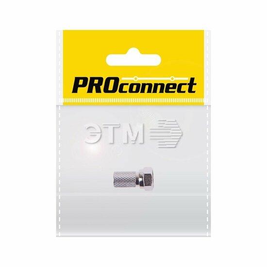 Фото №2 Разъем антенный на кабель, штекер F для кабеля SAT PROconnect (etm05-4005-4-7)