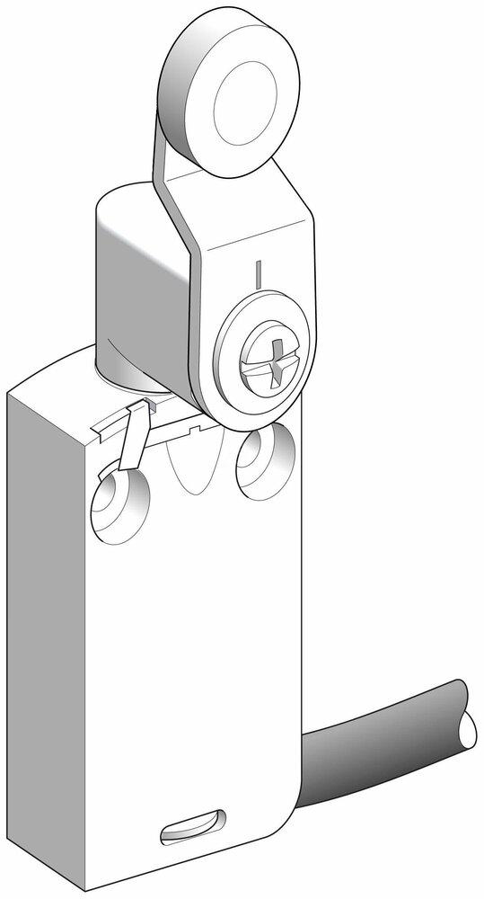 Фото №2 Выключатель концевой 1НО1НЗ с кабелем 3м (XCMD2116L3)