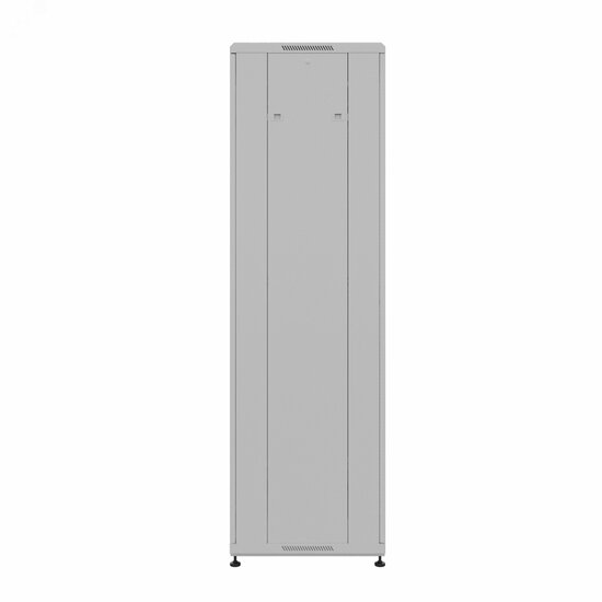Фото №5 Шкаф напольный универсальный серверный NTSS R 18U 600х600мм, 4 профиля 19, двери перфорированная и сплошная металл, боковые стенки съемные, регулируемые опоры, разобранный, серый RAL 7035 (NTSS-R18U6060PD)