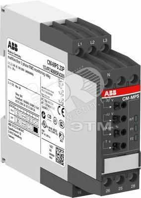 Фото №2 Реле контроля напряжения CM-MPS.31S без контроля нуля Umin/Umax=3х160-230В/220-300BAC обрыв чередование