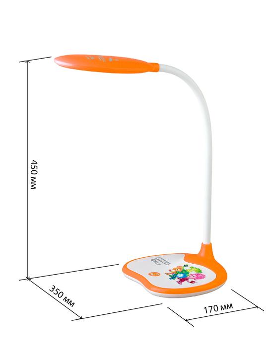 Фото №5 NLED-433-6W-OR Светильники настольные ЭРА NLED-433-6W-OR оранжевый ФИКСИКИ наст.светильник (Б0028463)