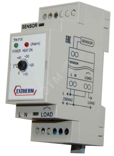 Фото №2 Терморегулятор EXTHERM Th-FIX (для обогрева       поверхностей с фиксированной температурой) (Extherm Th-fix)