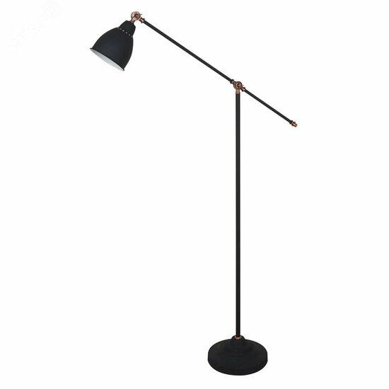 Фото №2 Торшер Arte Lamp BRACCIO A2054PN-1BK (A2054PN-1BK)