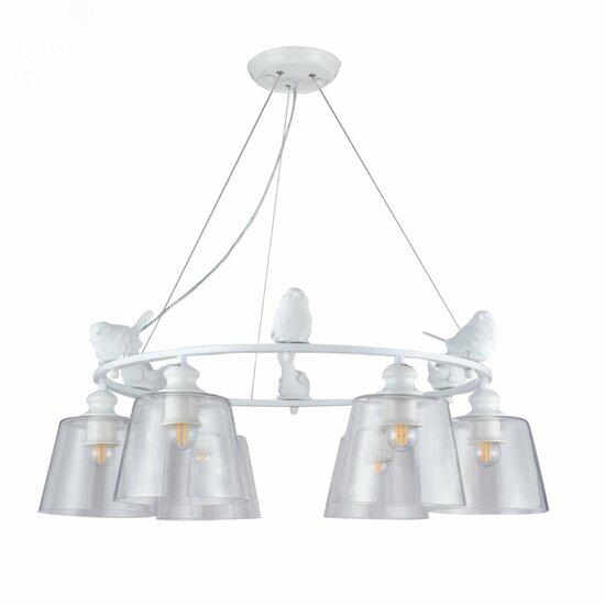 Фото №2 Люстра Arte Lamp PASSERO A4289LM-6WH (A4289LM-6WH)