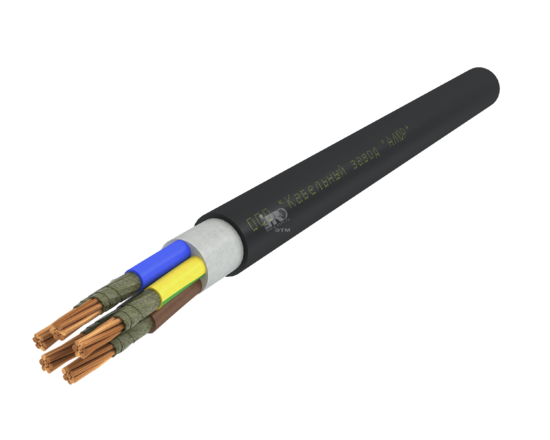 Фото №2 Кабель силовой ВВГнг(А)-FRLS 5х50 (N.PE)-0.66     черный многопроволочный (барабан)