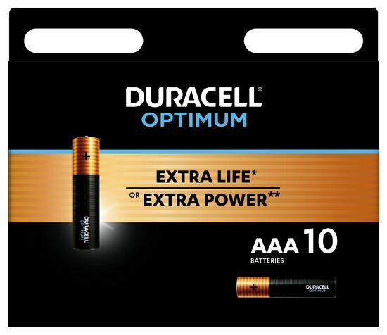 Фото №2 Элемент питания ААА алкалиновые 1,5v 10 шт. LR03-10BL 5014072 Optimum Duracell (Б0056027)