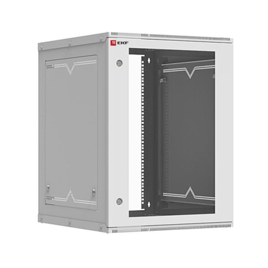 Фото №2 Шкаф телекоммуникационный настенный разборный 15U (600х650) дверь стекло, Astra A серия EKF Basic (ITB15G650D)