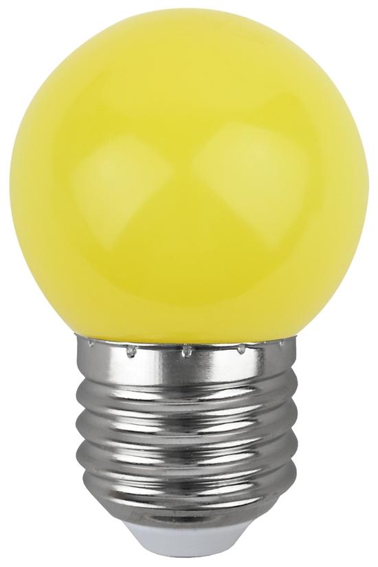 Фото №4 Лампа светодиодная для Белт-Лайт диод. шар, желт., 4SMD, 1W, E27 ERAYL45-E27 ЭРА LED Р45-1W-E27 ЭРА (Б0049576)