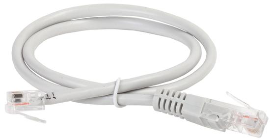 Фото №2 Патч-корд ITK категория RJ45-RJ12 5Е 1 метр PVC серый (PC01-4512-1M)