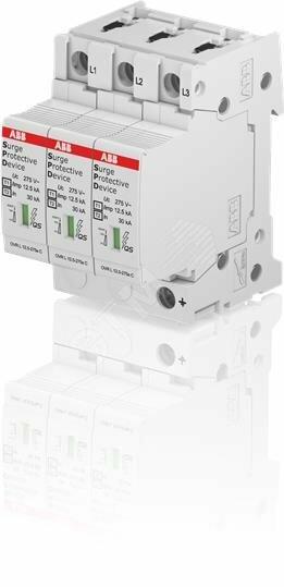 Фото №2 Ограничитель перенапряжения OVR T1-T2 3L 12.5-275sP QS (OVR T1-T2 3L 12.5-)