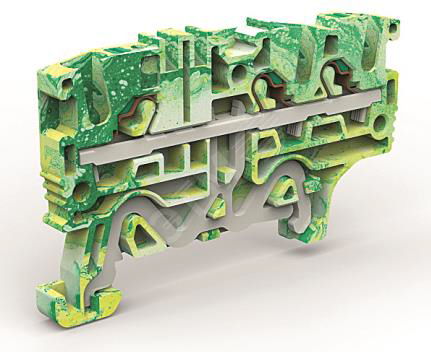 Фото №2 Клемма заземления 3 точки подключения на 2,5 кв.мм (ZEFCE210)