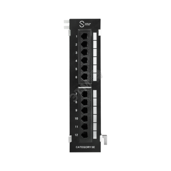 Фото №2 Панель коммутационная SUPRLAN SYSTEM UTP Cat.5e 12p 10' 1u (SL-20U12W5)