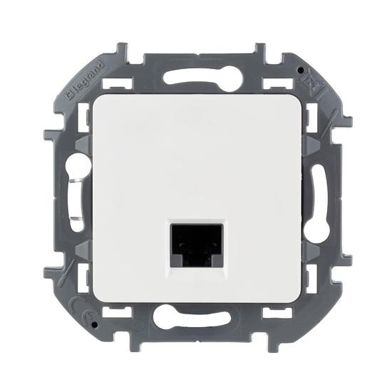 Фото №2 INSPIRIA розетка информационная RJ 45 категория 5e UTP белый (673825)