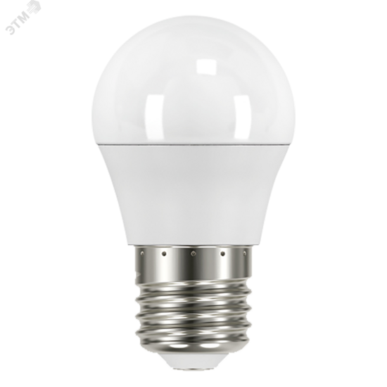 Фото №4 Лампа светодиодная LED 7 Вт 590 Лм 6500К холодная E27 Шар диммируемая Black Gauss (105102307-D)