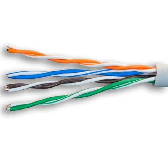 Фото №2 Витая пара Standard UTP 5e 4x2xAWG24 Cu LSZH      нг(А)-HF In. 305м (01-0320-1)