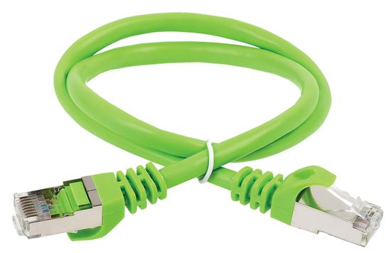Фото №2 Патч-корд ITK категория 5е FTP 2 метр PVC зеленый (PC02-C5EF-2M)