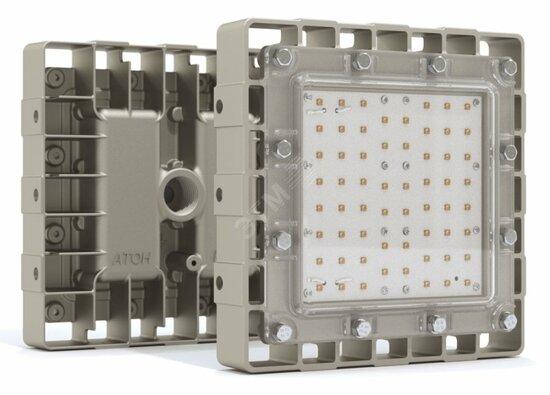 Фото №2 Светильник светодиодный ДСП-60Вт, IP67, 5000К,    8700Лм (АТ-ДСП-11/65220VACIP67К45)