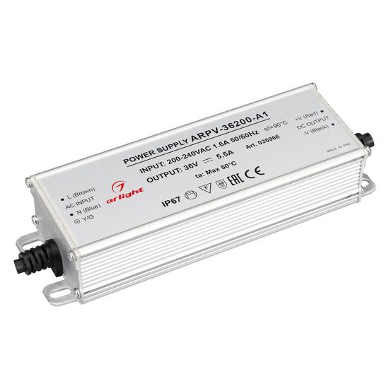 Фото №2 Блок питания ARPV-36200-A1 (36V, 5.55A, 200W) (Arlight, IP67 Металл, 3 года) (035966)