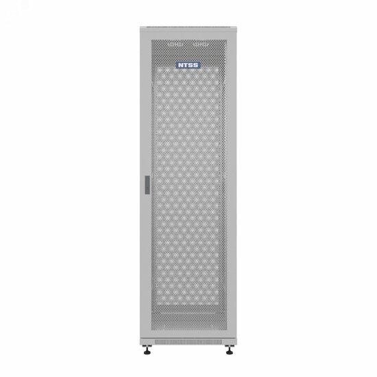 Фото №4 Шкаф напольный универсальный серверный NTSS R 22U 600х800мм, 4 профиля 19, двери перфорированная и перфорированная, боковые стенки съемные, регулируемые опоры, разобранный, серый RAL 7035 (NTSS-R22U6080PD/PD)