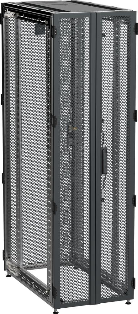 Фото №2 Шкаф серверный ITKbyZPAS19` 45U 0.6x1.2м двухствор перфор. двери черный РФ (ZP05-45U-0612-P2P-R)