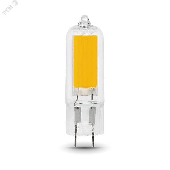 Фото №4 Лампа светодиодная LED 4.5 Вт 380 Лм 3000К теплая G4 капсула 220 В стекло Black Gauss (107807104)