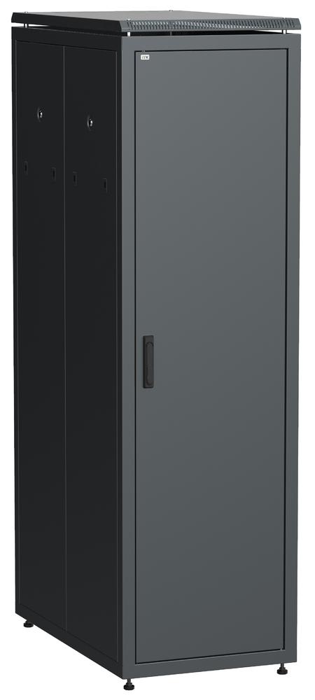 Фото №2 Шкаф сетевой 19дюйм LINEA N 33U 600х1000 мм металлическая передняя дверь черный (LN05-33U61-M)