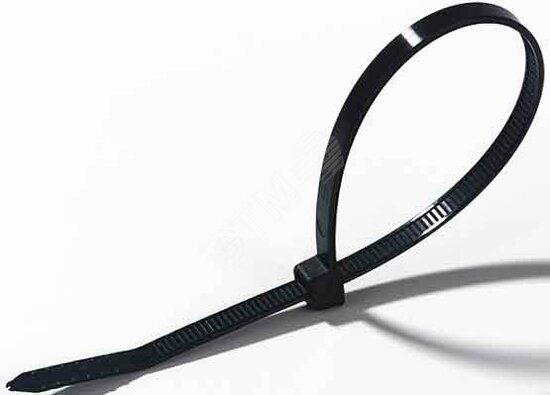 Фото №3 Стяжка кабельная стандартная полиамид 6.6 УФ-защита TY600-120Х (50шт) черная (TY600-120X)