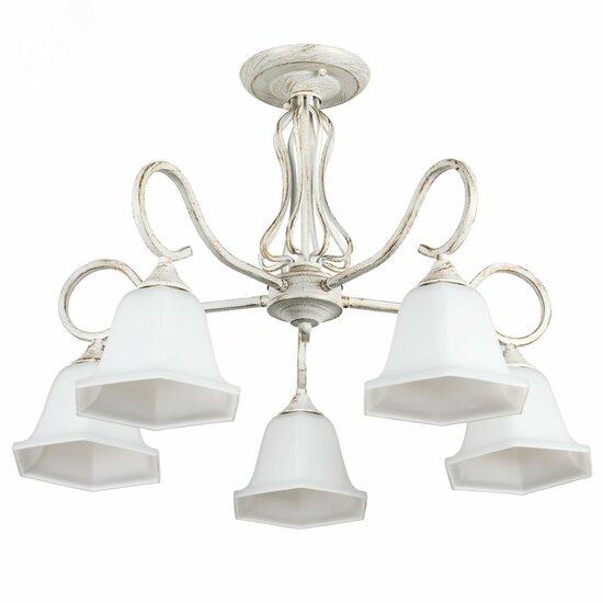 Фото №2 Люстра Arte Lamp MERRY A2714PL-5WG (A2714PL-5WG)