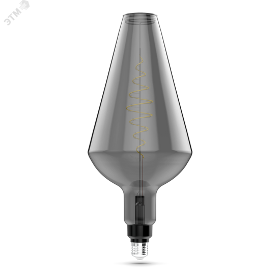 Фото №2 Лампа светодиодная LED 8.5 Вт 165 Лм 1800К теплая Е27 Vase gray flexible Filament Gauss (180802005)