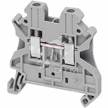 Фото №2 Клеммник винтовой проходной 2.5мм.кв 2 точки подключения (NSYTRV22)