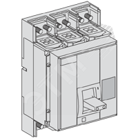 Фото №2 Выключатель NS1000 NA 4p фиксированный в сборе переднее присоединение (33493)