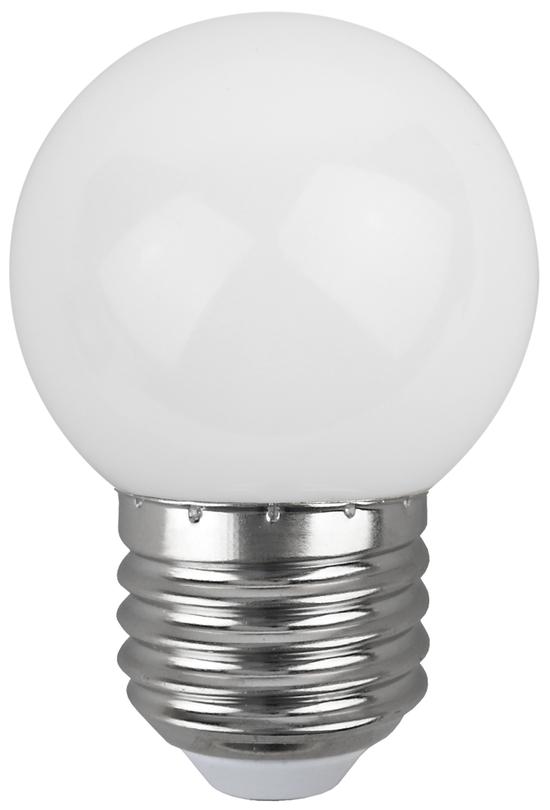 Фото №4 Лампа светодиодная для Белт-Лайт диод. шар, бел., 4SMD, 1W, E27 ERAW45-E27 ЭРА LED Р45-1W-E27 ЭРА (Б0049577)