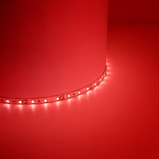 Фото №3 Лента светодиодная LEDх60/м 5м 4.8w/m 12в красный (LS603 красный)