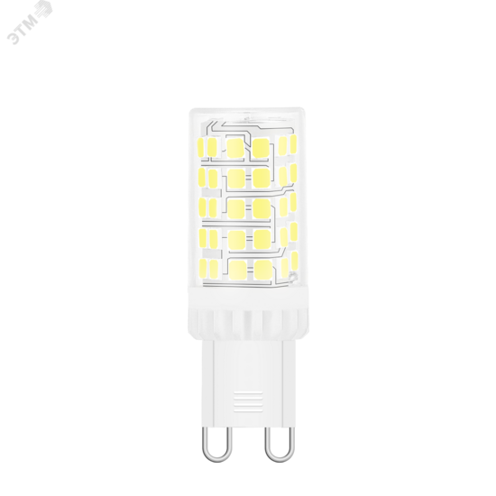 Фото №3 Лампа светодиодная LED 5.5 Вт 560 Лм 6500К холодная G9 капсула 220 В керамика Black Gauss (107009306)