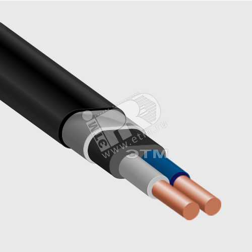 Фото №2 Кабель силовой ВБШвнг(А)-LS 2х1.5-0.660 ТРТС