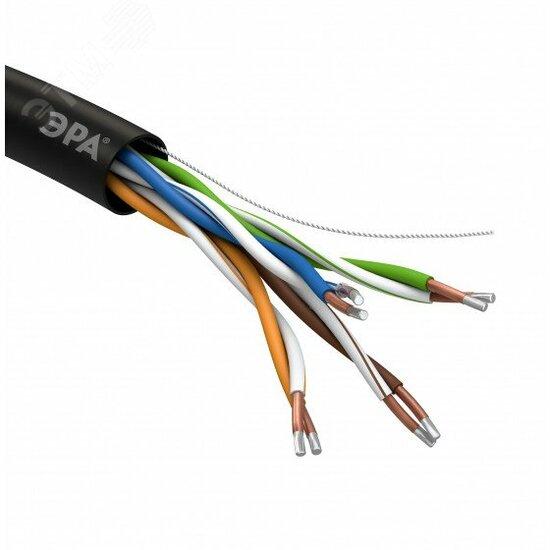 Фото №2 Витая пара U/UTP 4x2x24AWG Cat5e CCA PE OUTDOOR 305м SIMPLE (Б0044436)