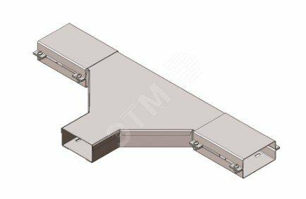 Фото №2 Короб тройниковый У1110 200х100х1,5 УТ1,5, оцинкованный лист, S1,5 (П0000000265)