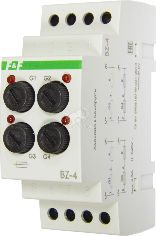 Фото №2 Блок защиты предохранительный BZ-4 (EA09.001.004)