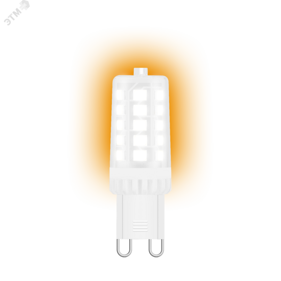 Фото №2 Лампа светодиодная LED 3.5 Вт 460 Лм 3000К теплая G9 капсула 220 В керамика Black Gauss (107009105)