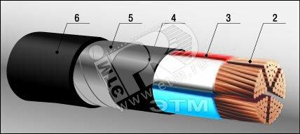 Фото №2 Кабель силовой ВБШвнг(А)-LS 5х120 (N.РЕ)-1 многопроволочный