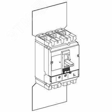 Фото №9 Экран изолирующий 3п для NSX100/250 (2шт) (LV429330)