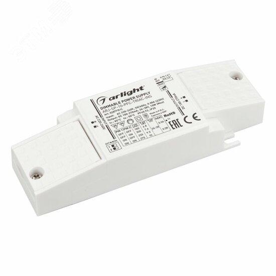 Фото №2 Блок питания ARJ-SP-10-PFC-TRIAC-INS (10W, 26-38V, 0.18-0.27A) (Arlight, IP20 Пластик, 5 лет) (028779(1))