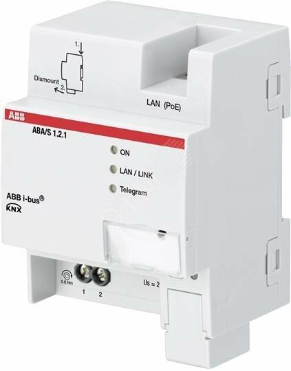 Фото №2 Контроллер логический KNX ABA/S1.2.1 (ABA/S1.2.1)