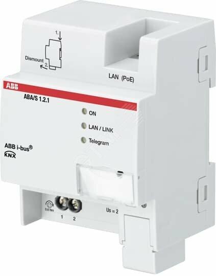 Фото №3 Контроллер логический KNX ABA/S1.2.1 (ABA/S1.2.1)