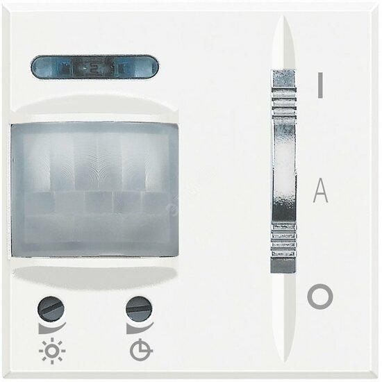 Фото №2 Axolute Выключатель с пассивным ИК-датчиком движения – время выключения от 30с до 10 мин 2 модуля белый (HD4432)