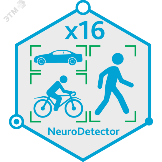 Фото №2 Пакет лицензий Neuro Detector для обработки 16 каналов видео (TRASSIR Neuro Detector-16)